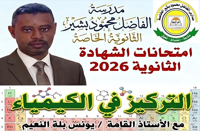 التركيز في الكيمياء — الأستاذ يونس بلة النعيم